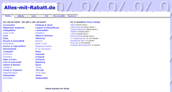 Desktop Screenshot of alles-mit-rabatt.de